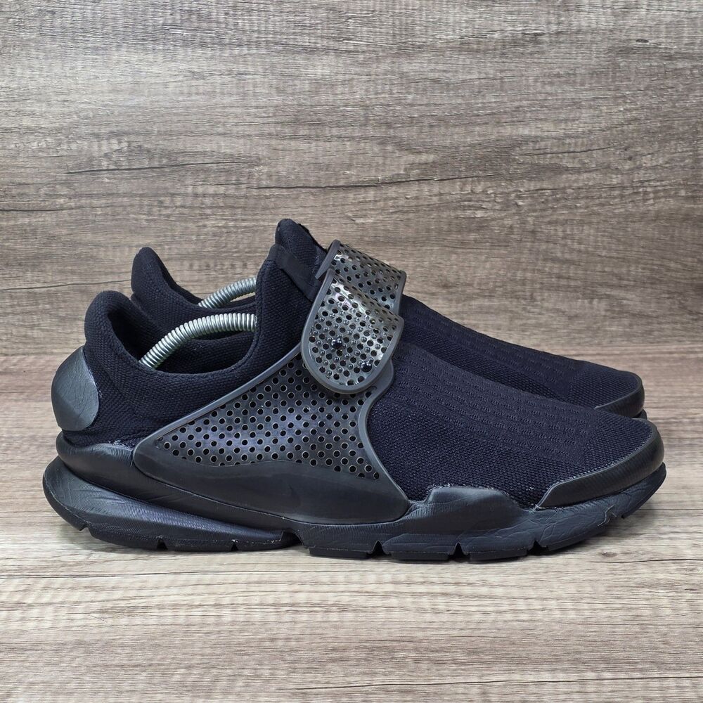 Nike Sock Dart Men's Size 12 Triple Black Running Shoes 819686-001